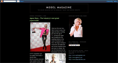 Desktop Screenshot of modelmag.blogspot.com