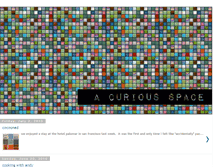 Tablet Screenshot of acuriousspace.blogspot.com