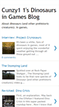 Mobile Screenshot of cunzy11dinosaursingames.blogspot.com