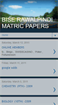 Mobile Screenshot of biserawalpindimatricpapers.blogspot.com
