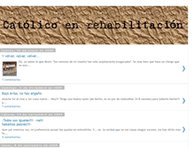 Tablet Screenshot of catolicoenrehabilitacion.blogspot.com