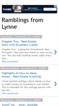 Mobile Screenshot of lynnesramblings.blogspot.com