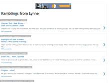 Tablet Screenshot of lynnesramblings.blogspot.com