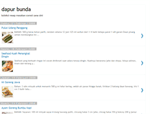 Tablet Screenshot of dapur-bunda.blogspot.com