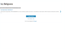 Tablet Screenshot of canzionbelgrano.blogspot.com