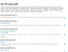 Tablet Screenshot of gotoholland.blogspot.com