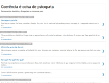 Tablet Screenshot of coerenciaecoisa.blogspot.com