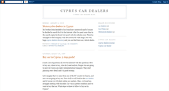 Desktop Screenshot of cyprus-cars-dealer.blogspot.com