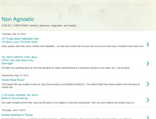 Tablet Screenshot of nonagnostic.blogspot.com