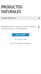 Mobile Screenshot of productosnaturalesme.blogspot.com