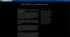 Desktop Screenshot of crowleyhallghosts.blogspot.com