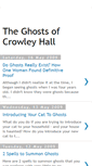 Mobile Screenshot of crowleyhallghosts.blogspot.com