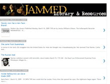 Tablet Screenshot of jammedlibrary.blogspot.com