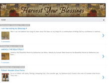 Tablet Screenshot of harvestyourblessings.blogspot.com