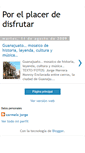 Mobile Screenshot of porelplacerdedisfrutar.blogspot.com
