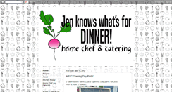 Desktop Screenshot of jenknowswhatsfordinner.blogspot.com