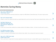 Tablet Screenshot of mommiessavingmoney.blogspot.com