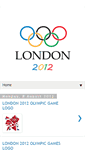 Mobile Screenshot of olympicgames2012logo.blogspot.com