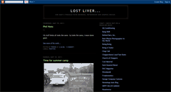 Desktop Screenshot of lostliver.blogspot.com