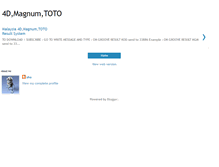 Tablet Screenshot of 4dmagnumtoto.blogspot.com