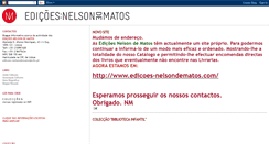 Desktop Screenshot of edicoes-nelsondematos.blogspot.com