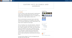 Desktop Screenshot of eatingoutinparisandlondon.blogspot.com