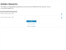 Tablet Screenshot of mkugoldenmoments.blogspot.com