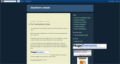 Desktop Screenshot of blackberryebook.blogspot.com