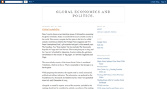 Desktop Screenshot of globaleconomics.blogspot.com