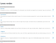 Tablet Screenshot of lenesvideverden.blogspot.com