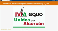 Desktop Screenshot of iniciativavecinalindependiente.blogspot.com