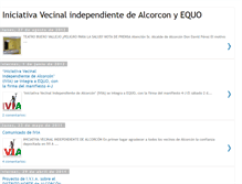 Tablet Screenshot of iniciativavecinalindependiente.blogspot.com