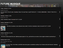 Tablet Screenshot of futuremusique.blogspot.com
