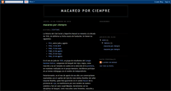 Desktop Screenshot of macarenoporciempre.blogspot.com