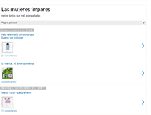 Tablet Screenshot of mujeresimpares.blogspot.com