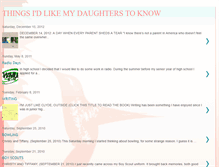 Tablet Screenshot of dad-formydaughters.blogspot.com