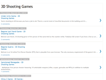Tablet Screenshot of 3dshootinggame.blogspot.com