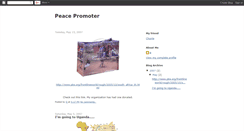 Desktop Screenshot of peacepromoter.blogspot.com