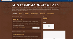 Desktop Screenshot of minhomemadechoclate.blogspot.com