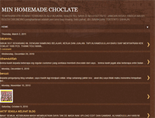 Tablet Screenshot of minhomemadechoclate.blogspot.com