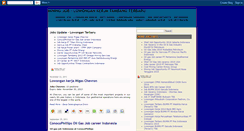 Desktop Screenshot of lowongankerjaku.blogspot.com