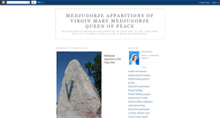 Desktop Screenshot of medugorjequeenofpeace.blogspot.com