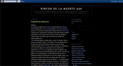 Desktop Screenshot of infiernomortal666.blogspot.com