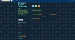 Desktop Screenshot of chiediscena.blogspot.com