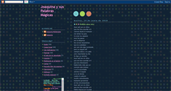 Desktop Screenshot of joaquinamagica.blogspot.com