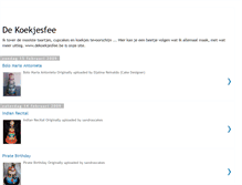 Tablet Screenshot of dekoekjesfee.blogspot.com