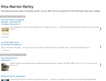Tablet Screenshot of ninamarriesharley.blogspot.com