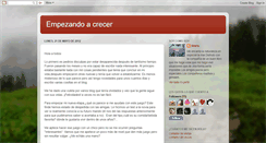 Desktop Screenshot of empezandoacrecer-sirena.blogspot.com