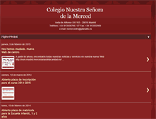 Tablet Screenshot of colegiolamercedmadrid.blogspot.com