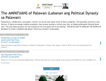 Tablet Screenshot of palawanpoliticaldynasty.blogspot.com